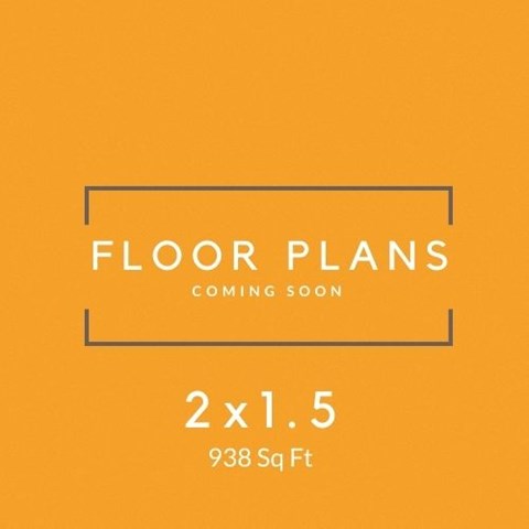 a sign that says floor plans coming soon